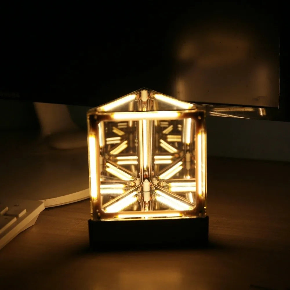 Hypercube 4D LED Night Light