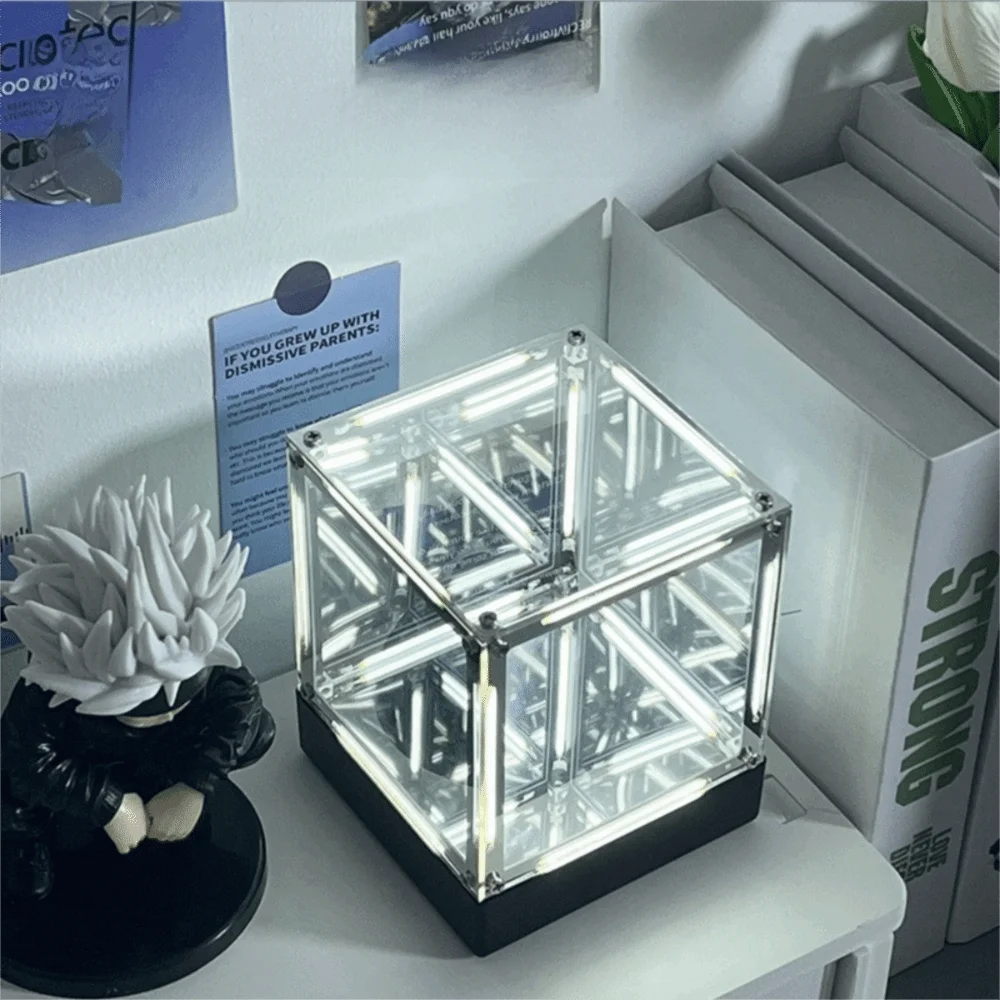 Hypercube 4D LED Night Light