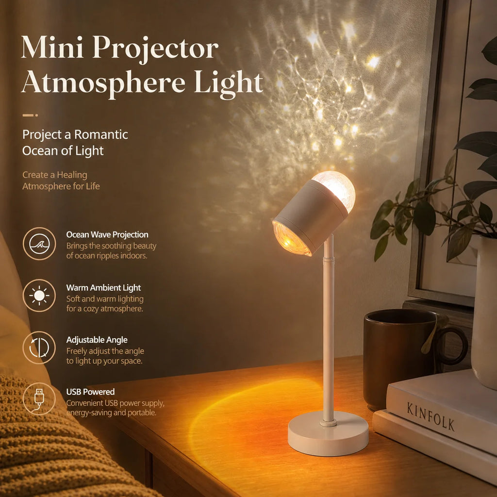 Sunset Water Ripple Ambient Lamp