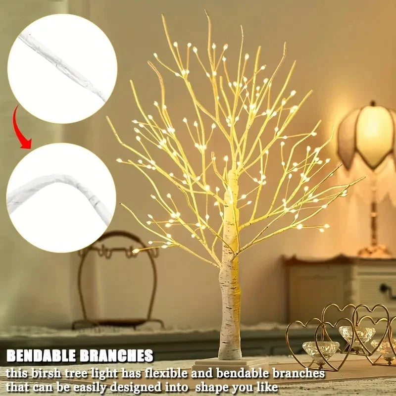 144 LED Birch Tree Light — Warm White