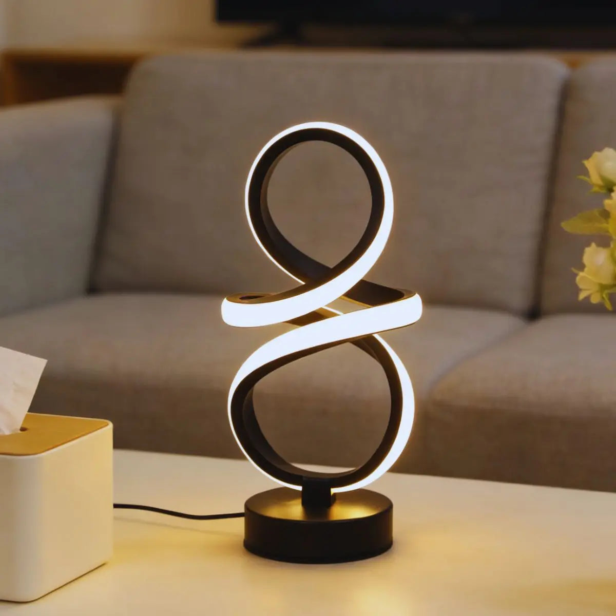 Retro Spiral Dimmable Desk Lamp