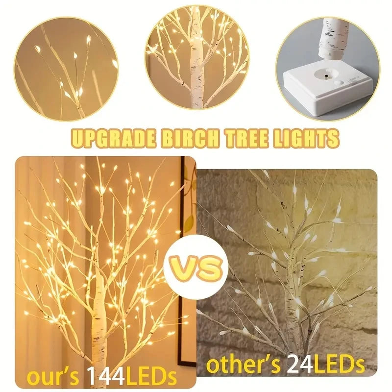 144 LED Birch Tree Light — Warm White