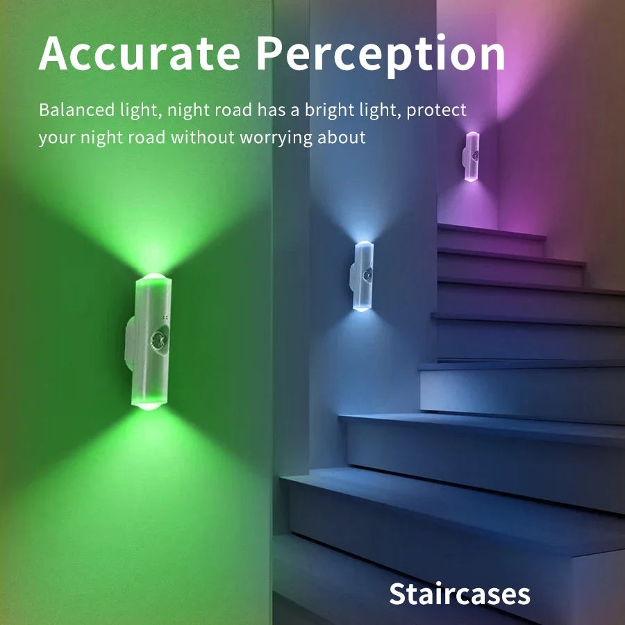 RGB Gradient Motion Sensor Wall Light