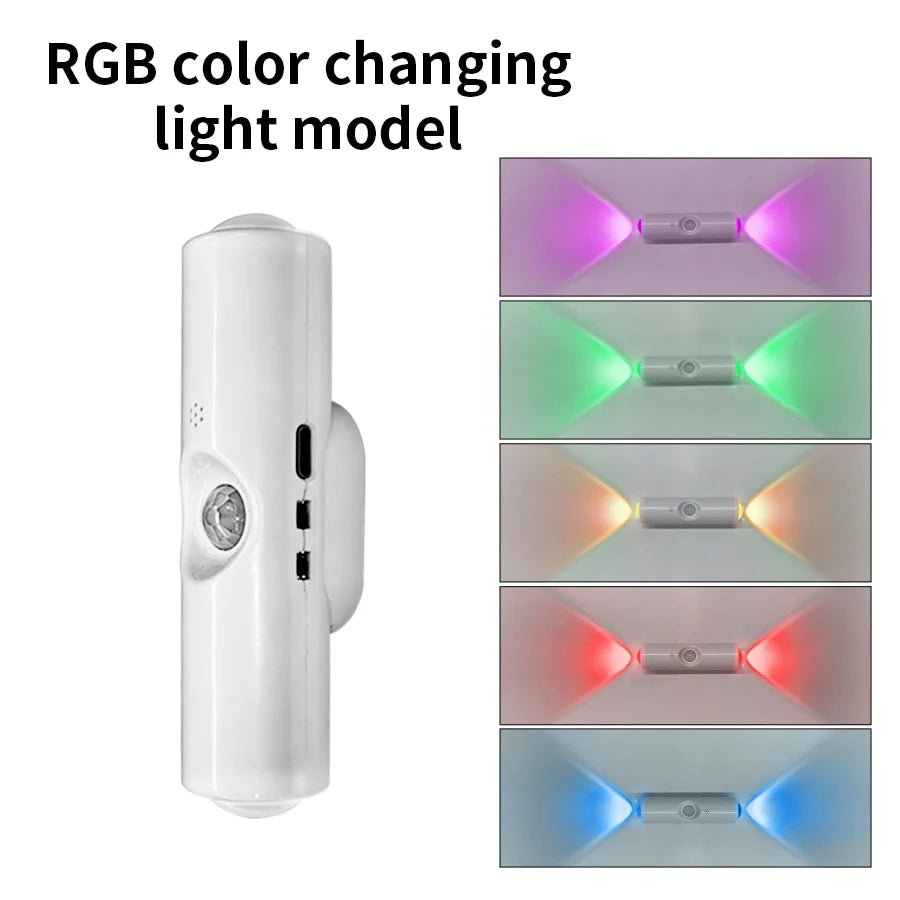 RGB Gradient Motion Sensor Wall Light