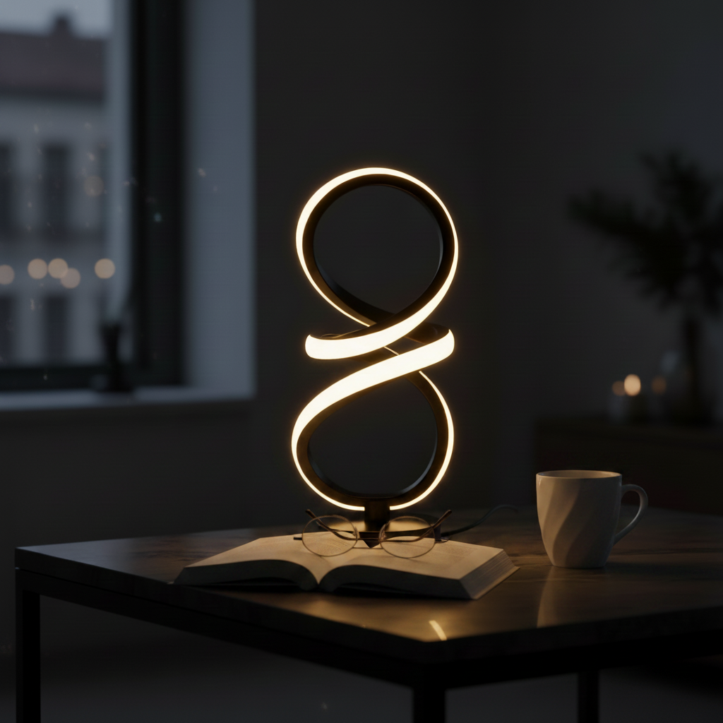 Retro Spiral Lamp